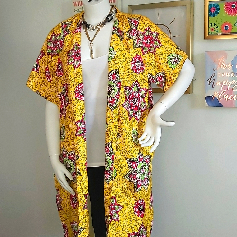 Kimono style duster (Free size 12-24)